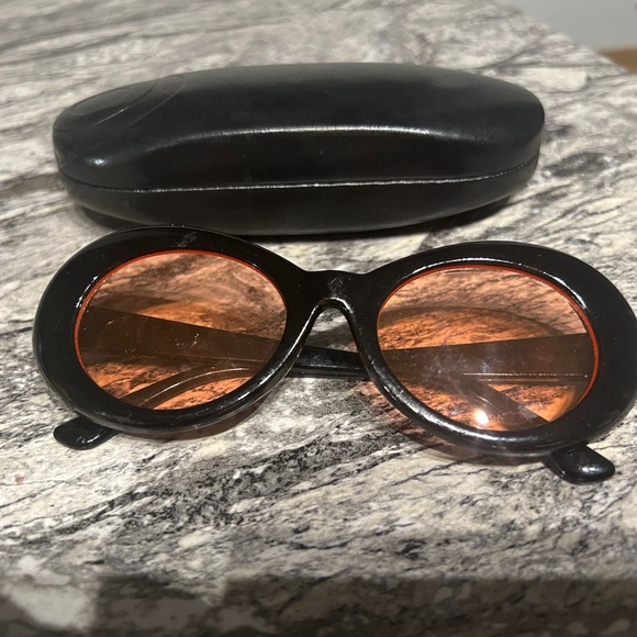 Black and Orange Sunglasses